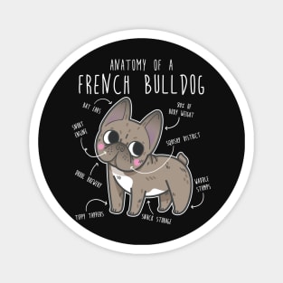 French Bulldog Anatomy Magnet
